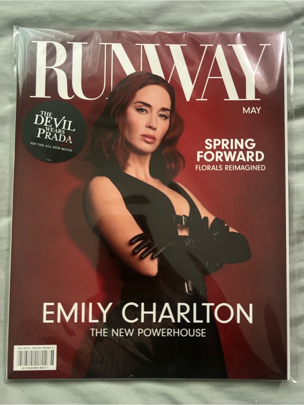 The Devil wears Prada 2 Emily Charlton Runway magazine NEW & SEALED